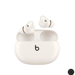 Beats Studio + True Wireless Bluetooth Noise Cancelling Earbuds -Ivory